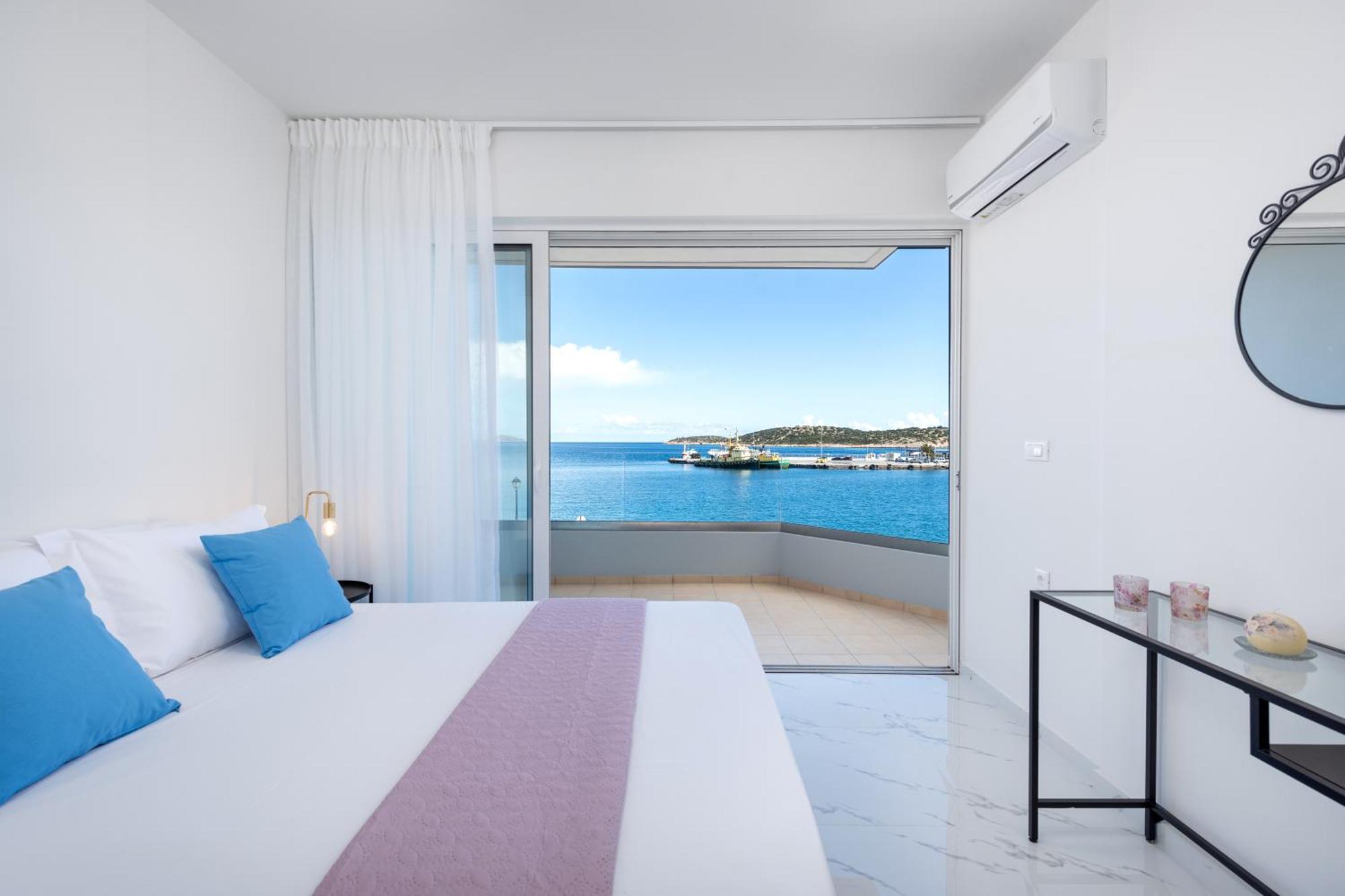 Sea View Bliss 2Br Agios Getaway Leilighet Ágios Nikólaos Eksteriør bilde