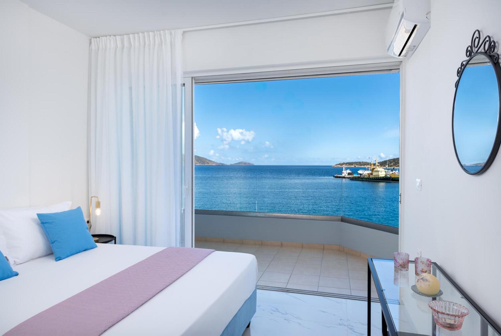 Sea View Bliss 2Br Agios Getaway Leilighet Ágios Nikólaos Eksteriør bilde
