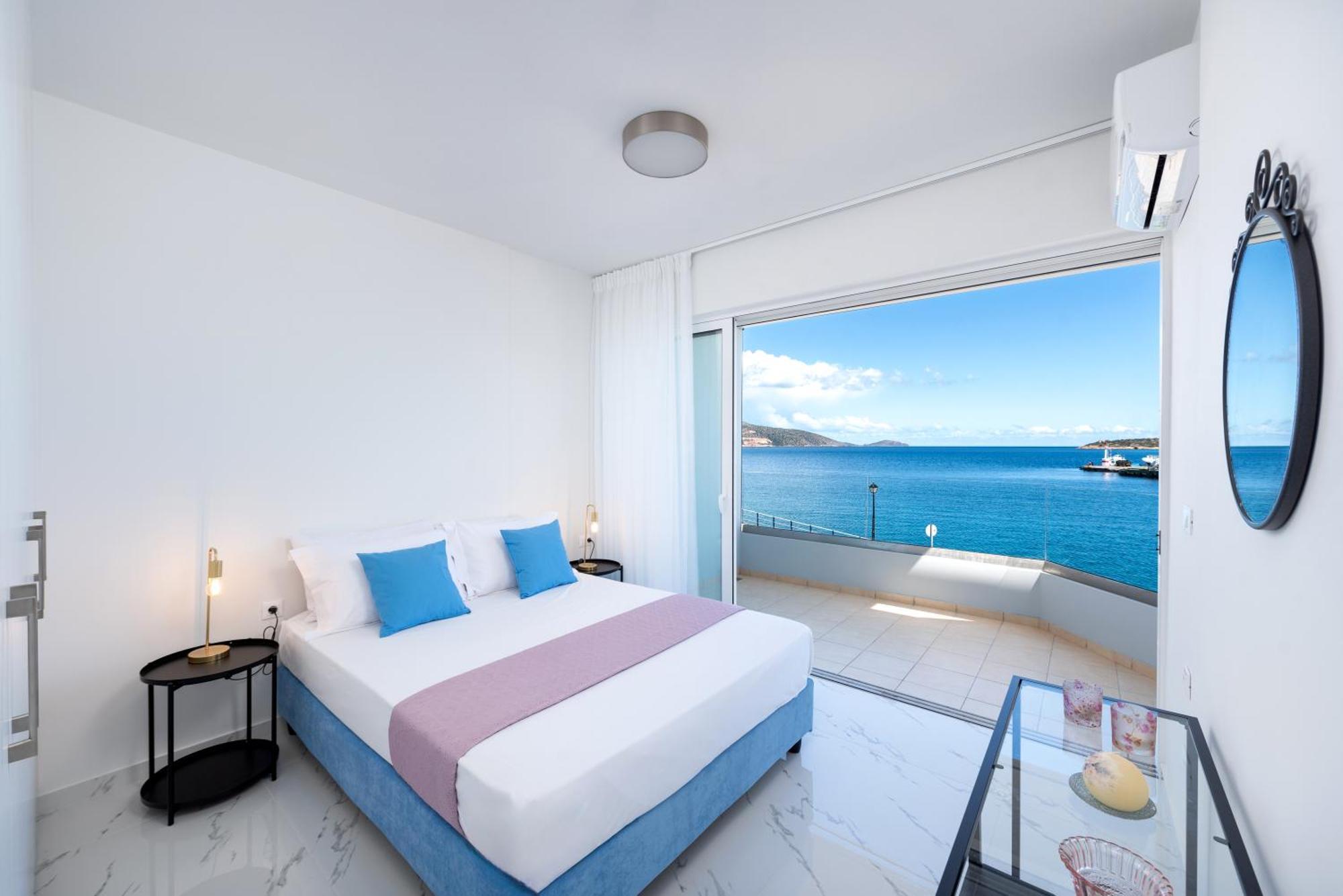 Sea View Bliss 2Br Agios Getaway Leilighet Ágios Nikólaos Eksteriør bilde