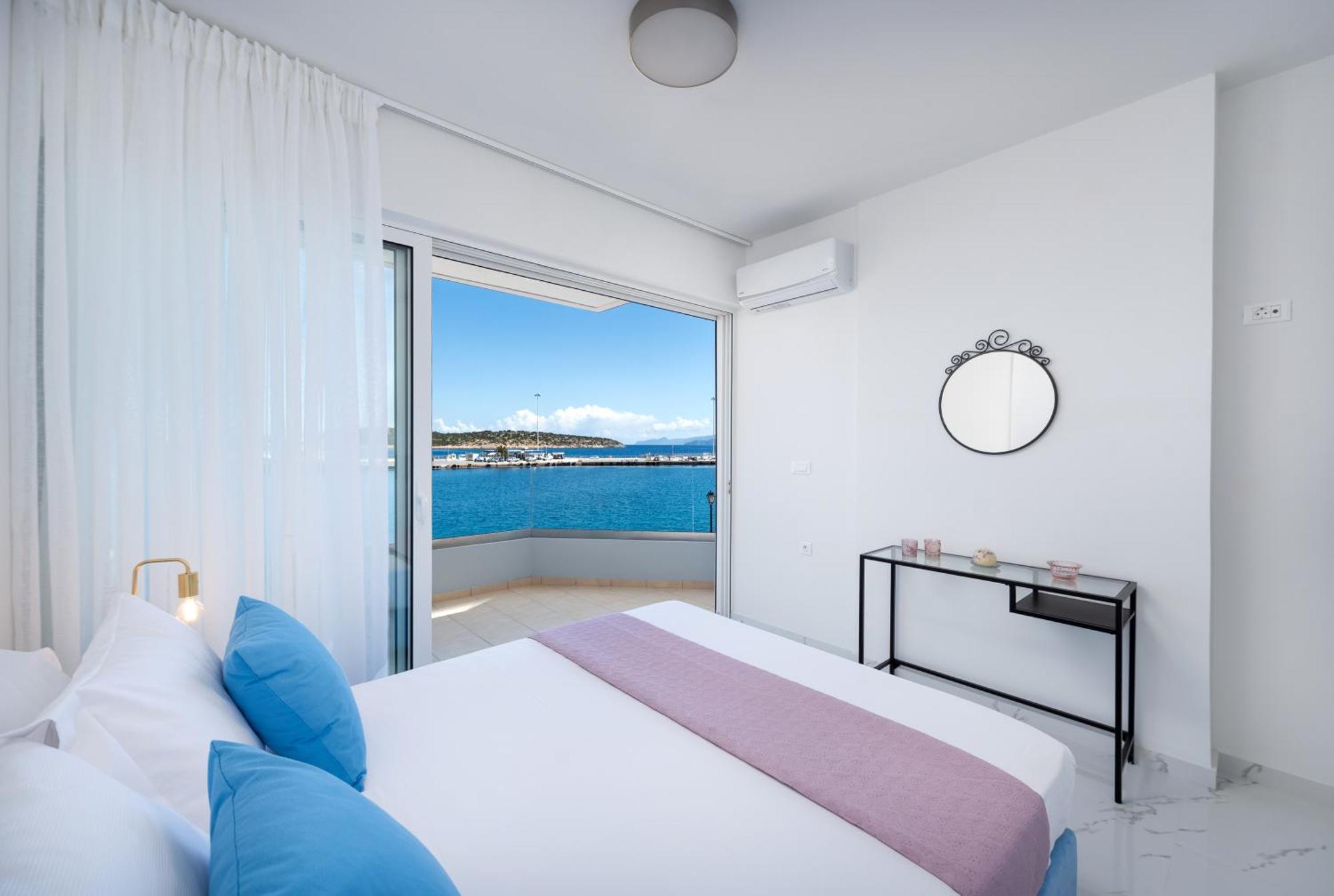 Sea View Bliss 2Br Agios Getaway Leilighet Ágios Nikólaos Eksteriør bilde