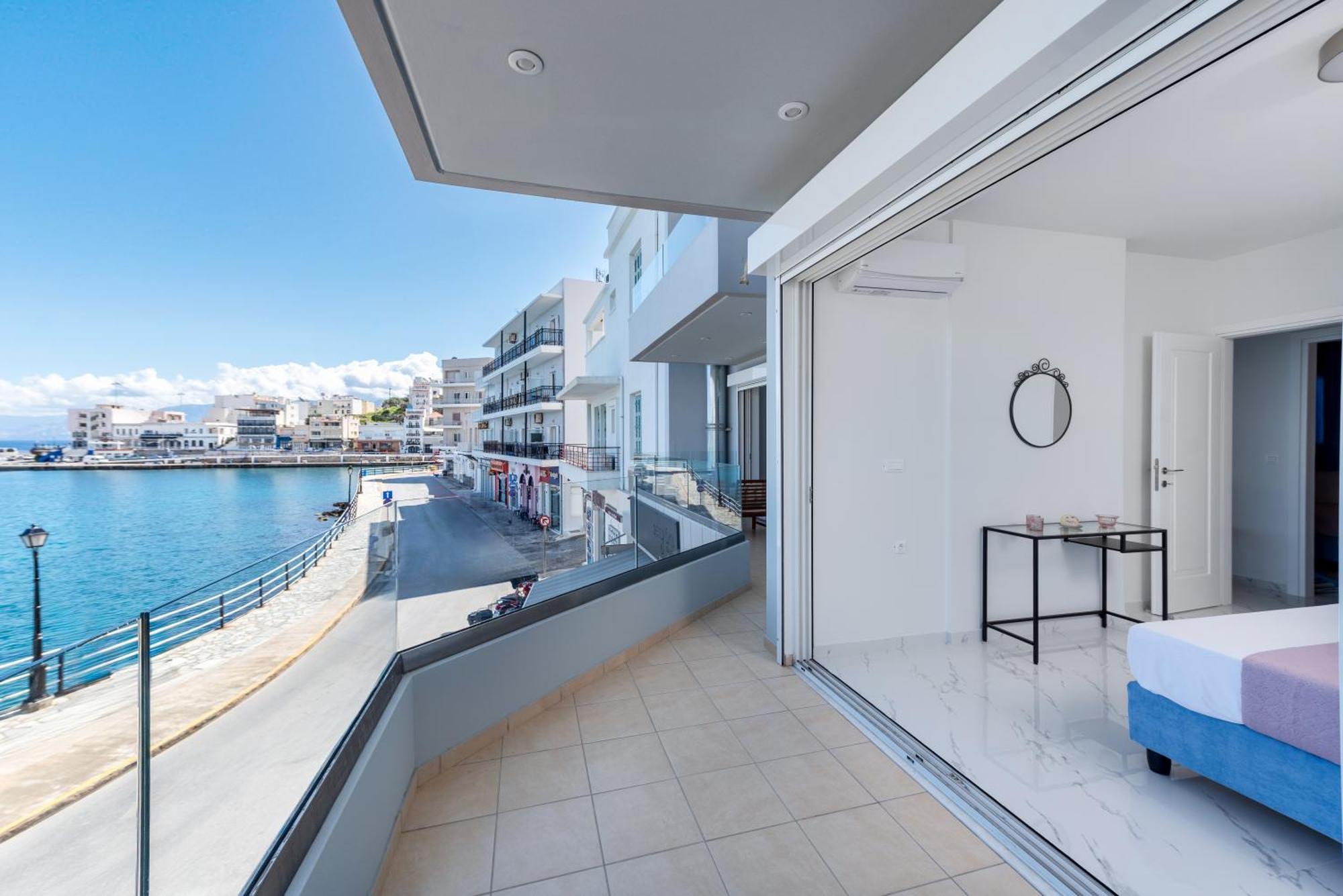 Sea View Bliss 2Br Agios Getaway Leilighet Ágios Nikólaos Eksteriør bilde